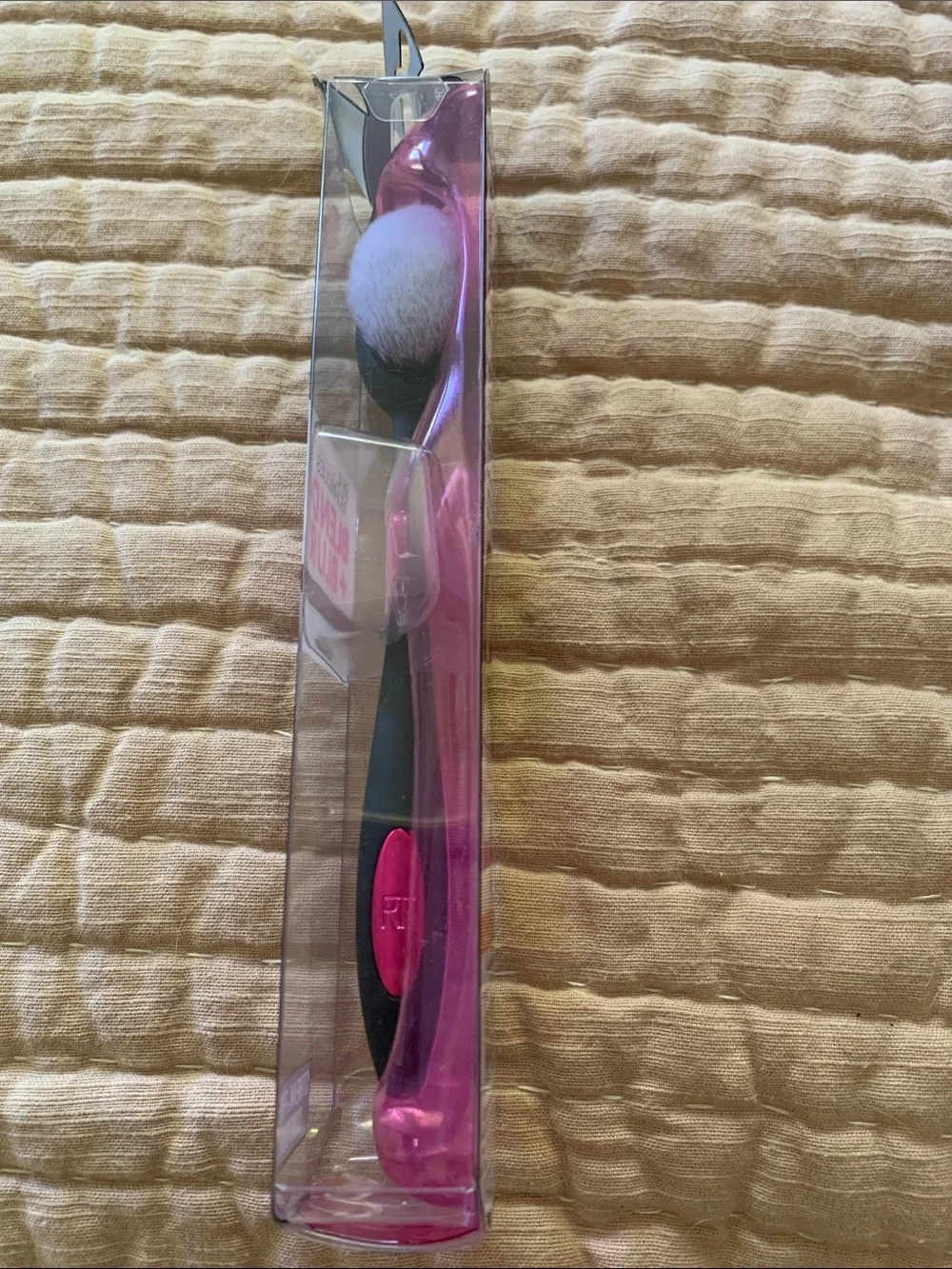 Real Techniques Blend + Blur Finish Contour Brush - Pink Handle